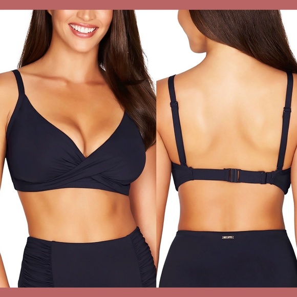 NEW‎ $85 Sea Level Underwire Bikini Top In 12 DD/E - Picture 1 of 12